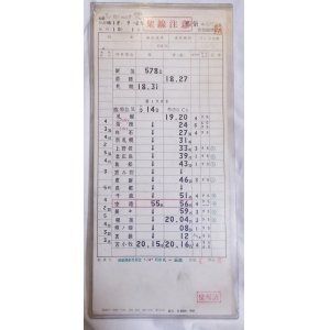 画像: 携帯時刻表「苗穂機関区825仕業」